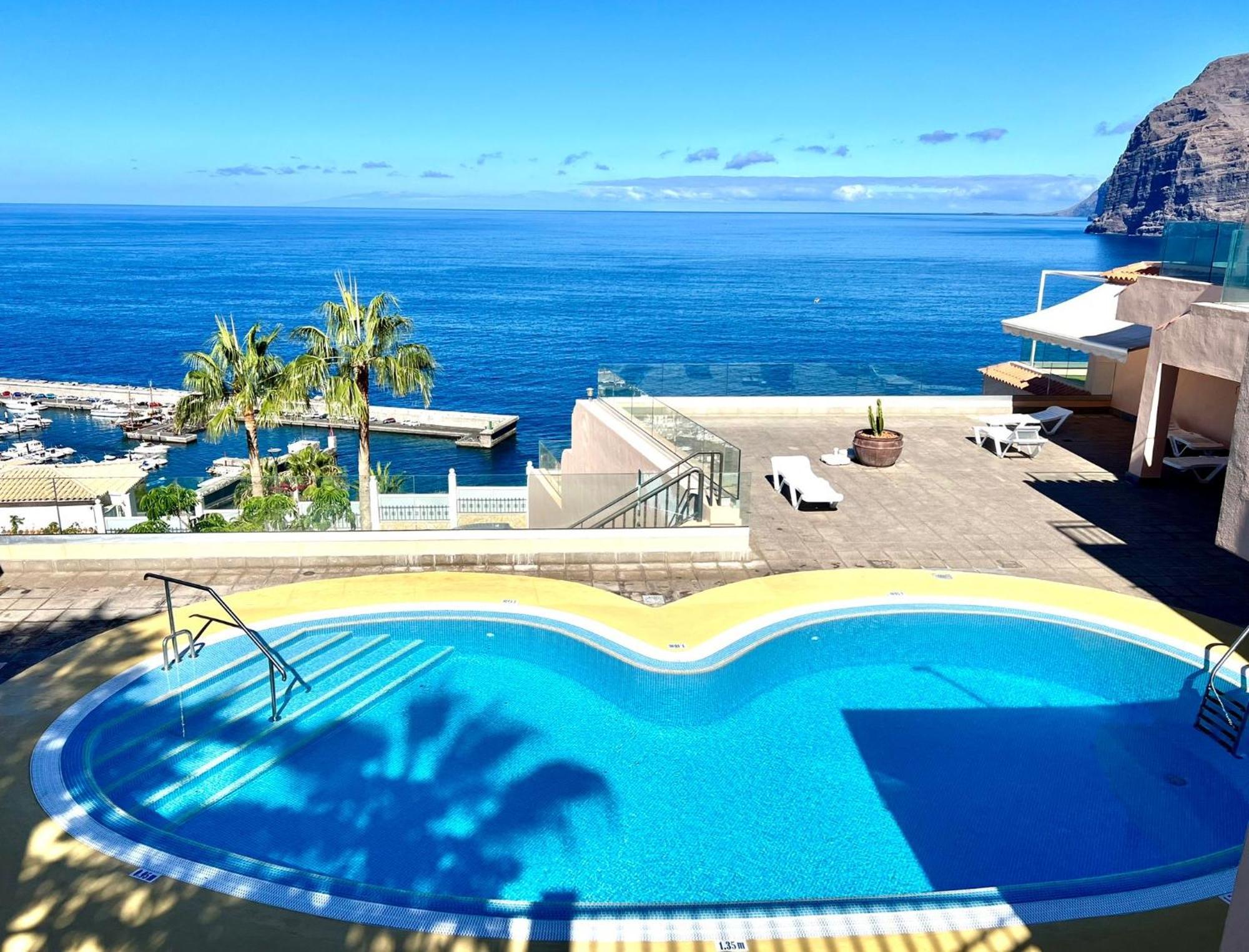 Apartamento incleibles vistas al océano y piscina. Acantilado de los Gigantes Exterior foto