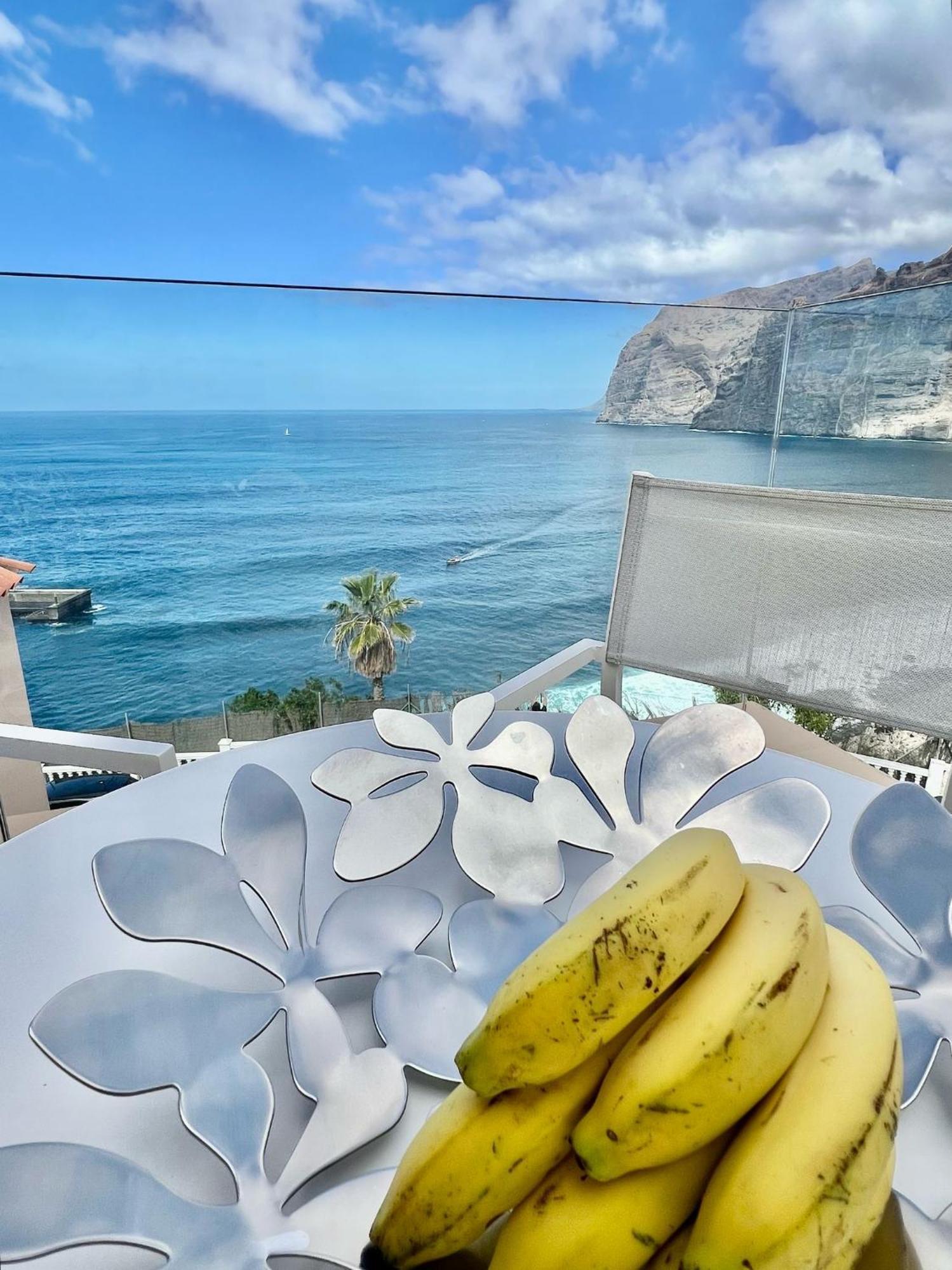 Apartamento incleibles vistas al océano y piscina. Acantilado de los Gigantes Exterior foto