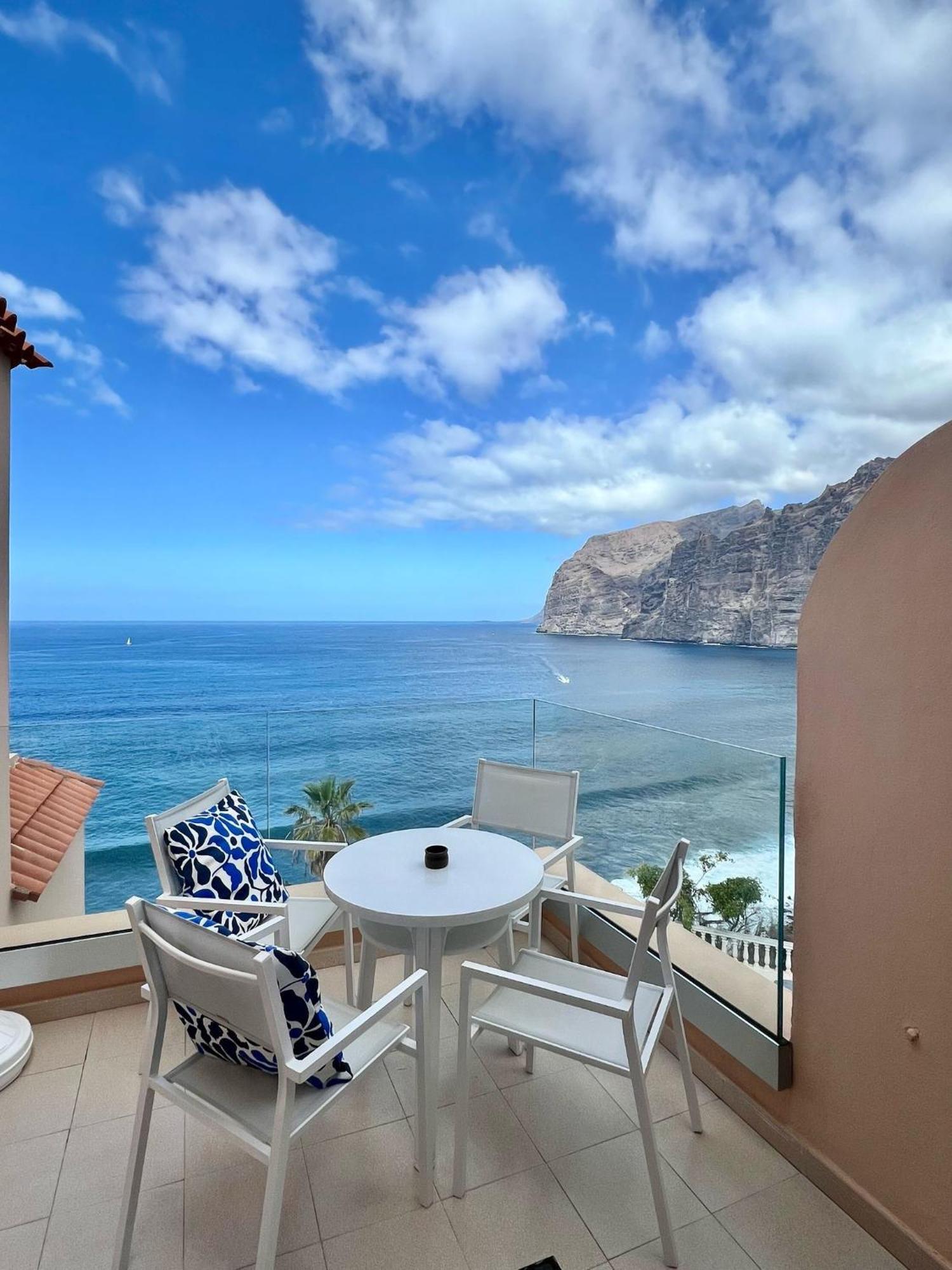 Apartamento incleibles vistas al océano y piscina. Acantilado de los Gigantes Exterior foto