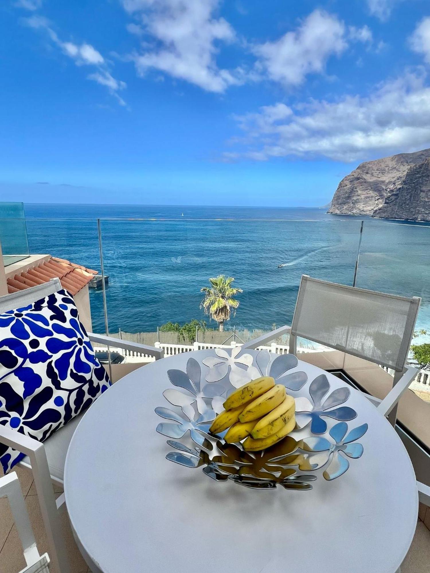 Apartamento incleibles vistas al océano y piscina. Acantilado de los Gigantes Exterior foto